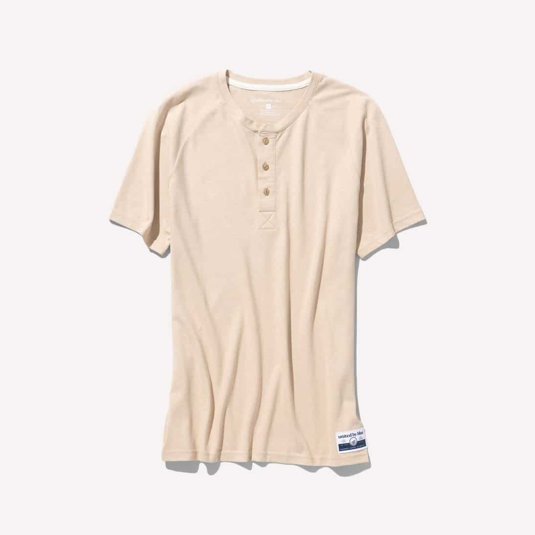 United By Blue EcoKnit Short Sleeves Henley