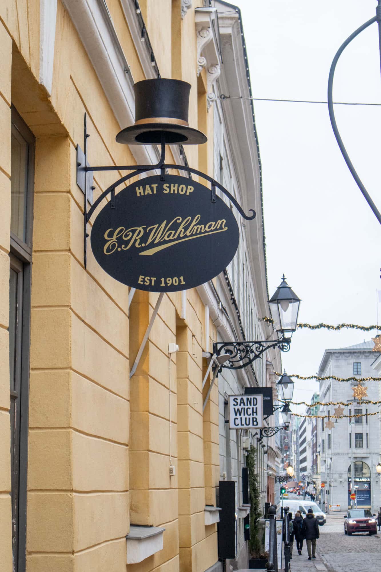 Hat shop sign