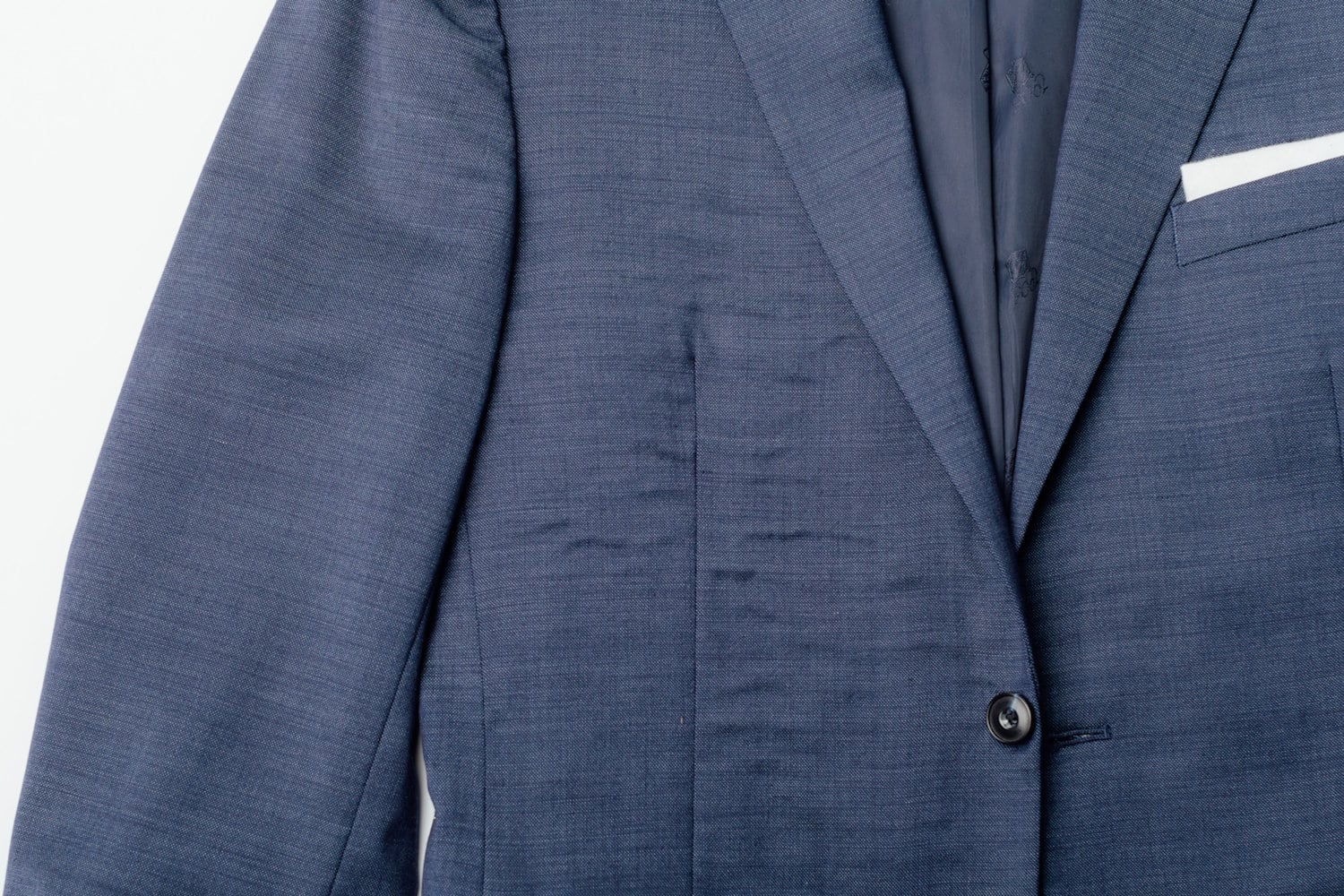 Fused Suit Jacket Bubbling