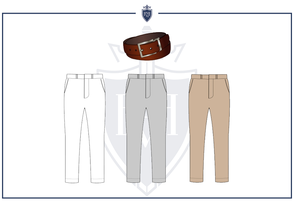 Pick A Belt & Trousers That Complement The Shirt 