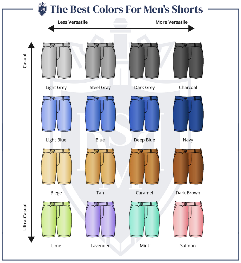 shorts colors