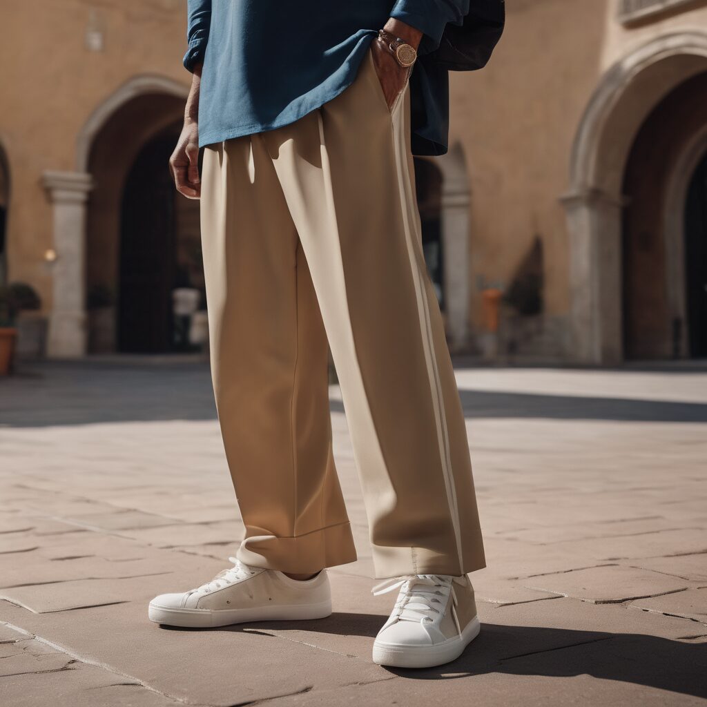 guy wearing sneakers