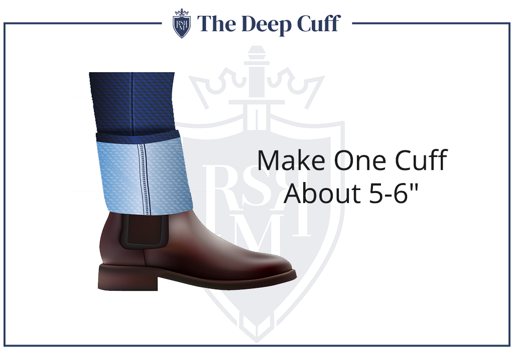 deep cuff jeans