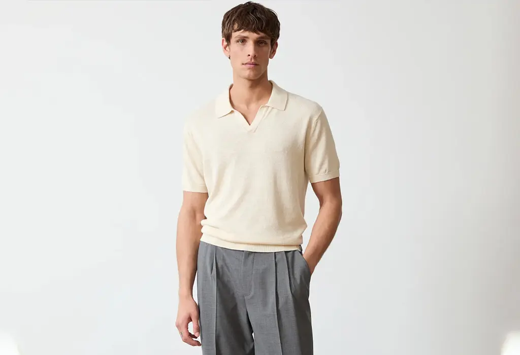 The Poshest Polo: Linen Montauk Sweater Polo by Todd Snyder