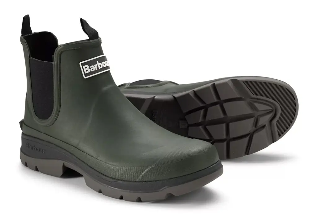 Rubber Chelsea Boots