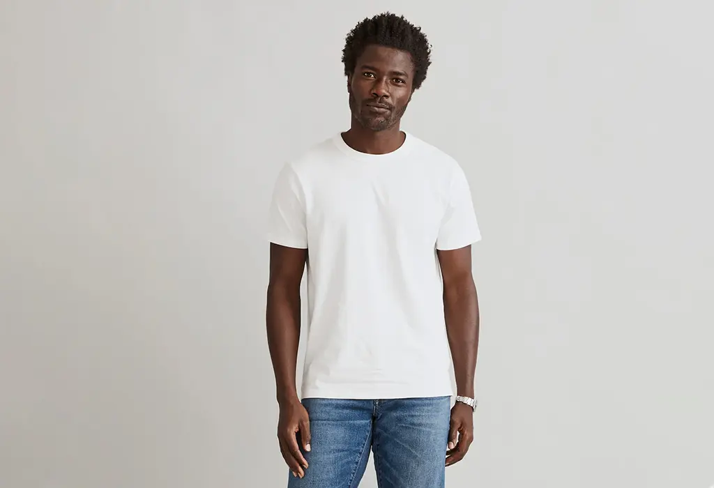 Comfort-Concerned White Tee