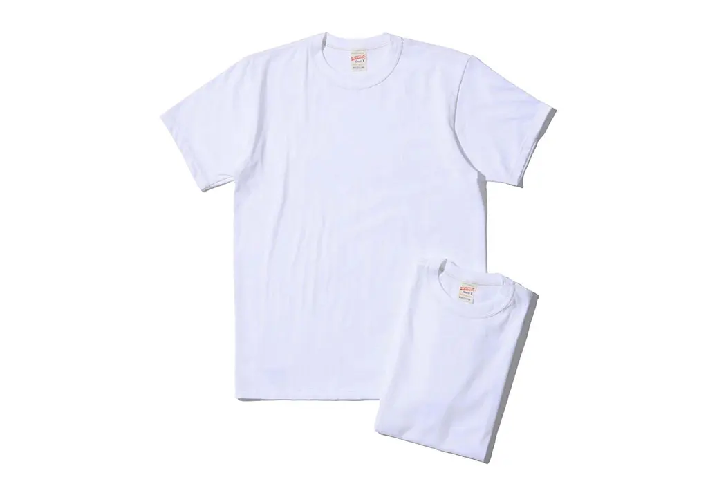 2 white t-shirts