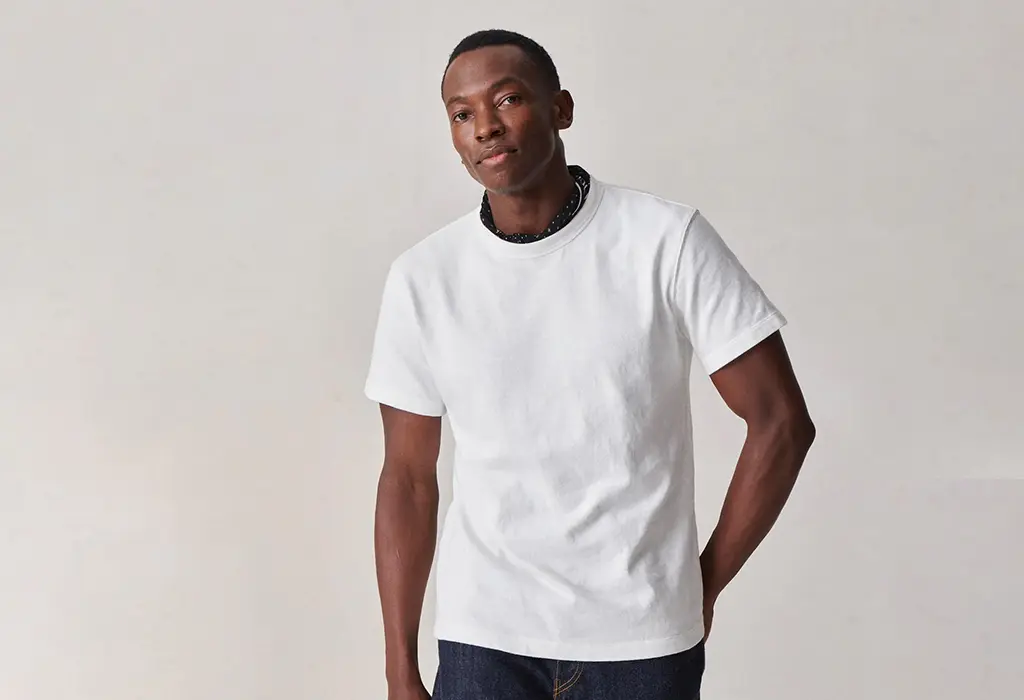 Premium Heavy White Tee: Field-Spec Cotton Heavy Tee by Buck Mason