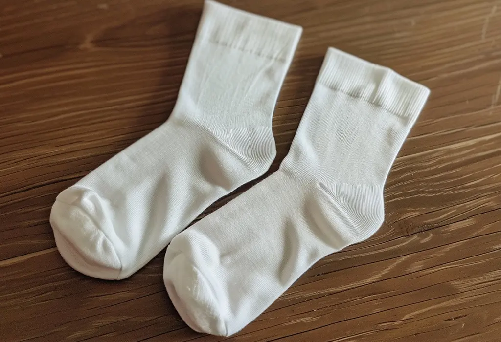 white crew socks