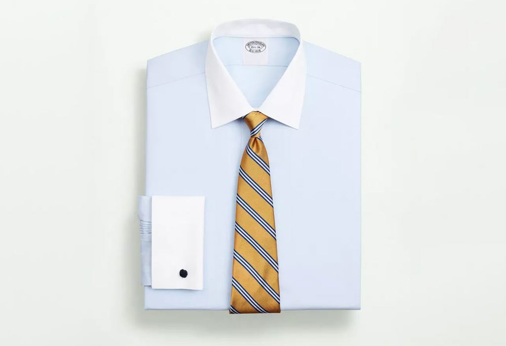 Pinpoint Oxford Ainsley Collar Dress Shirt by Brooks Brothers