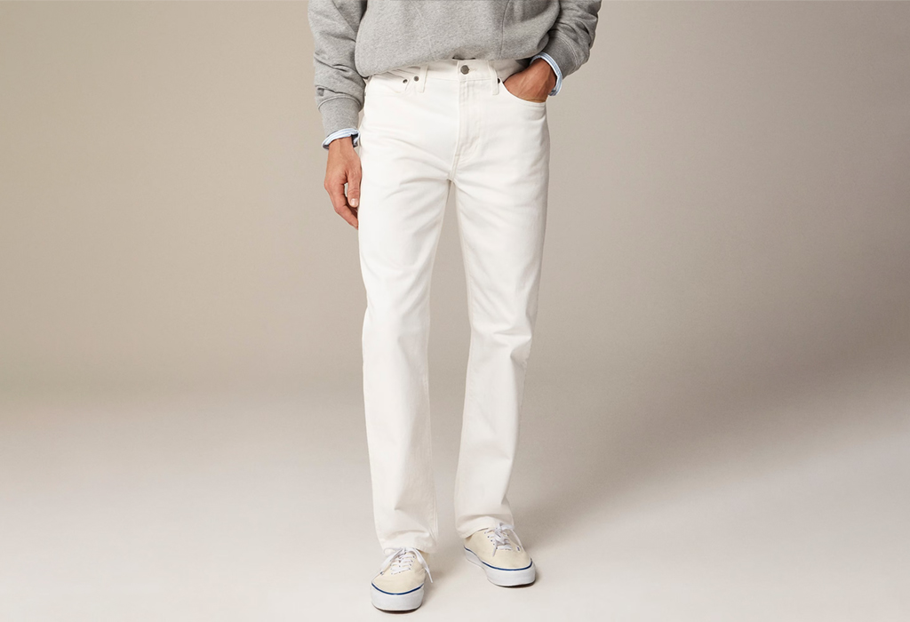 The Best Budget White Jeans: Classic Jean in White by J.Crew