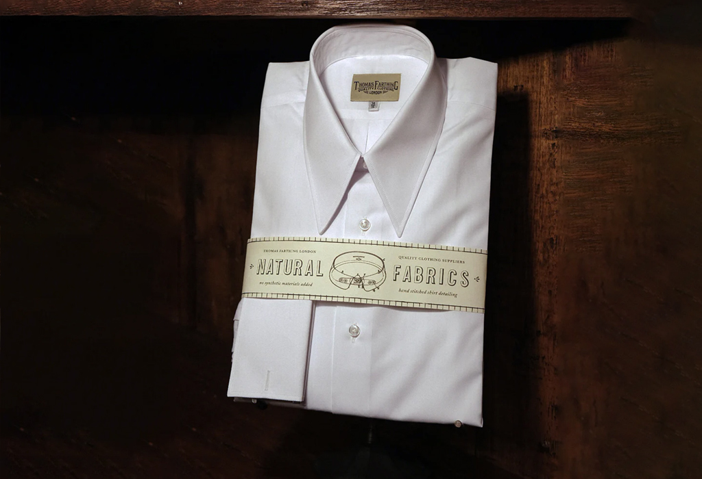 Spearpoint Cotton Shirt by British brand Thomas Farthing