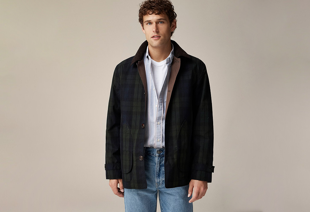 Limited-edition waxed 1983 heritage Barn Jacket by J.Crew