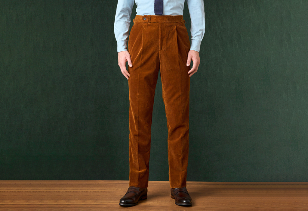 Corduroy High Rise Trousers by Spier and Mackay