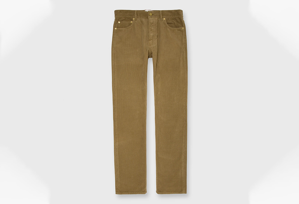 Slim 5-Pocket Corduroy Pants