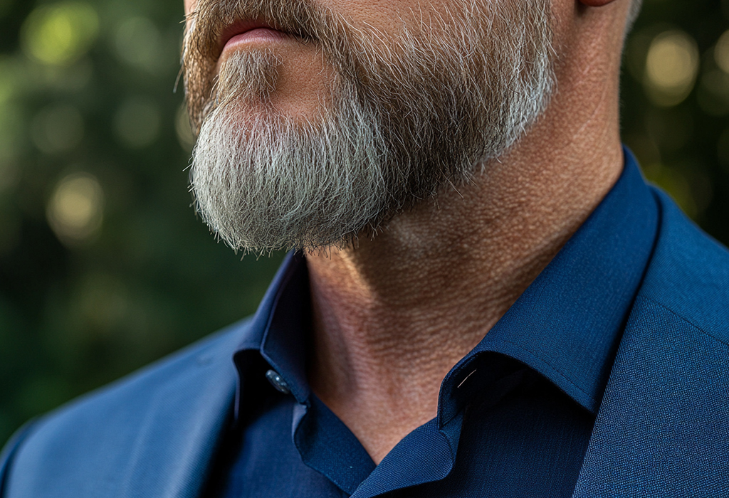 man with grey beard