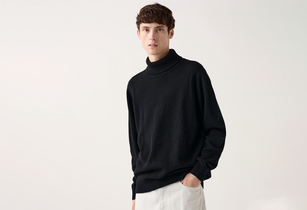 lambswool turtleneck sweater 