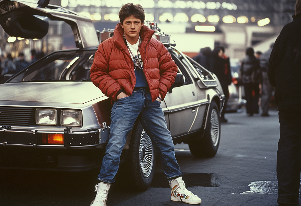 Michael J. Fox in Back To The Future