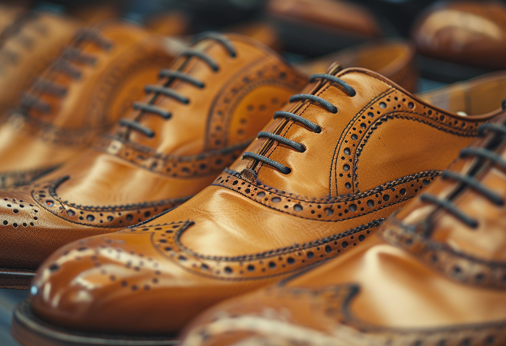 waxed shoe laces on brogues