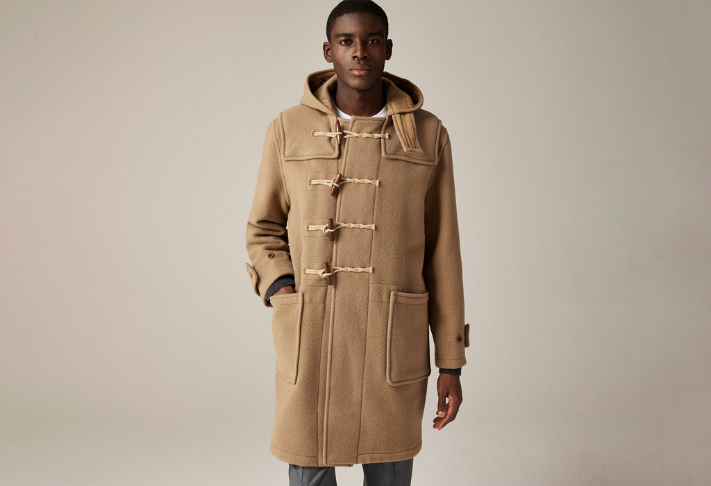 Gloverall x J.Crew Monty Duffel Coat in Wool Blend