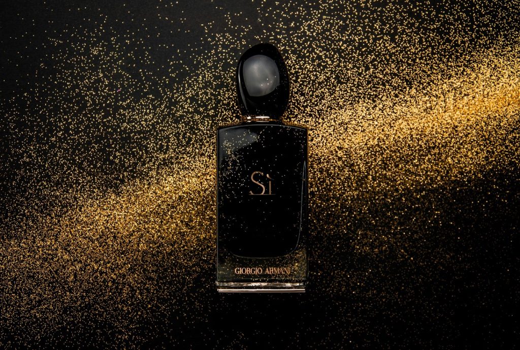 A commercial picture of Armani.