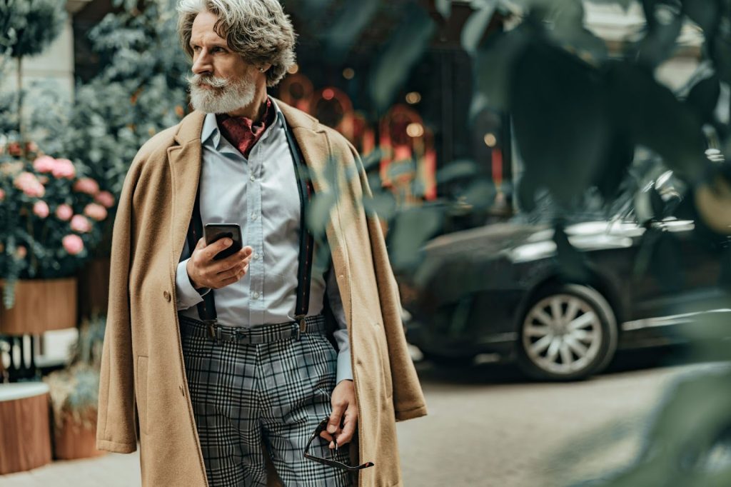 A gentleman with a good sense of fashion.