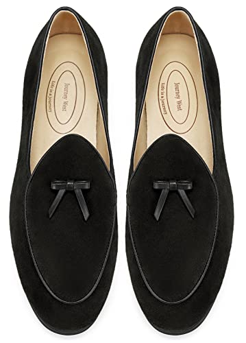 Journey West Men's Belgian Loafers