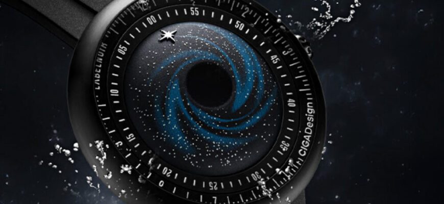 CIGA сотрудничает с Label Noir и представляет часы Black Star, вдохновлённые чёрной дырой