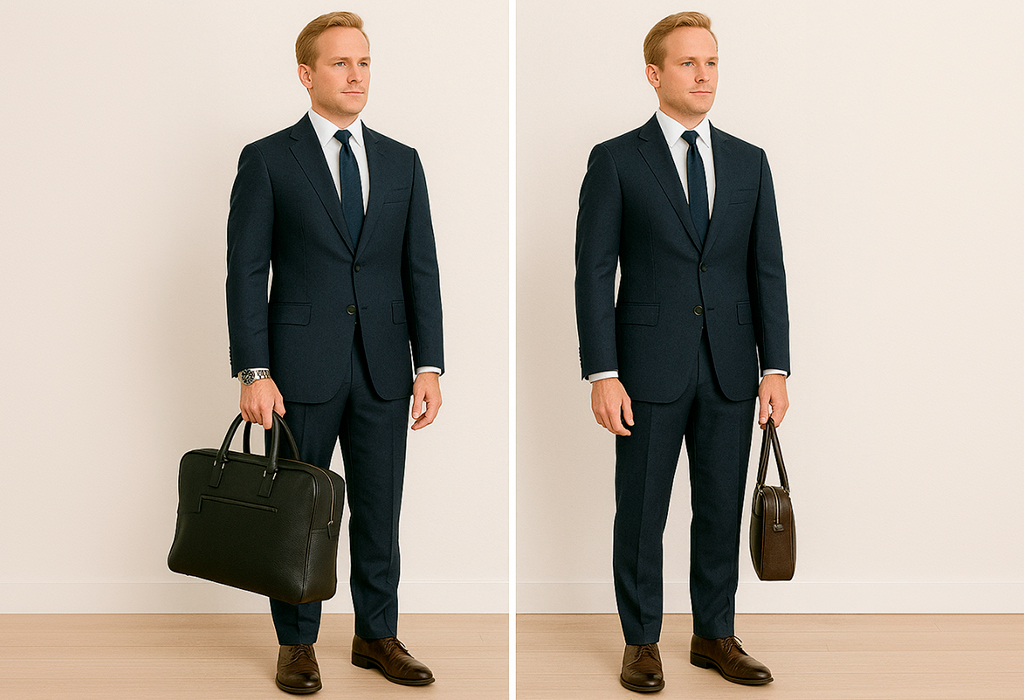 Proportional accessories enhance overall visual balance