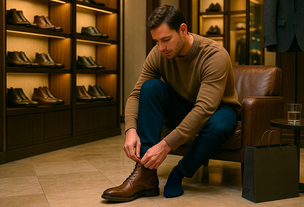 try on shoes