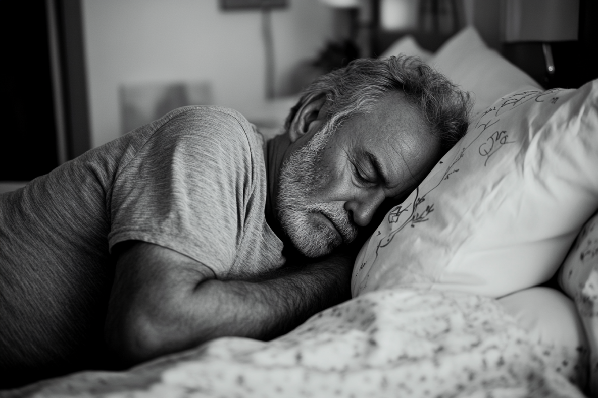 sleeping man